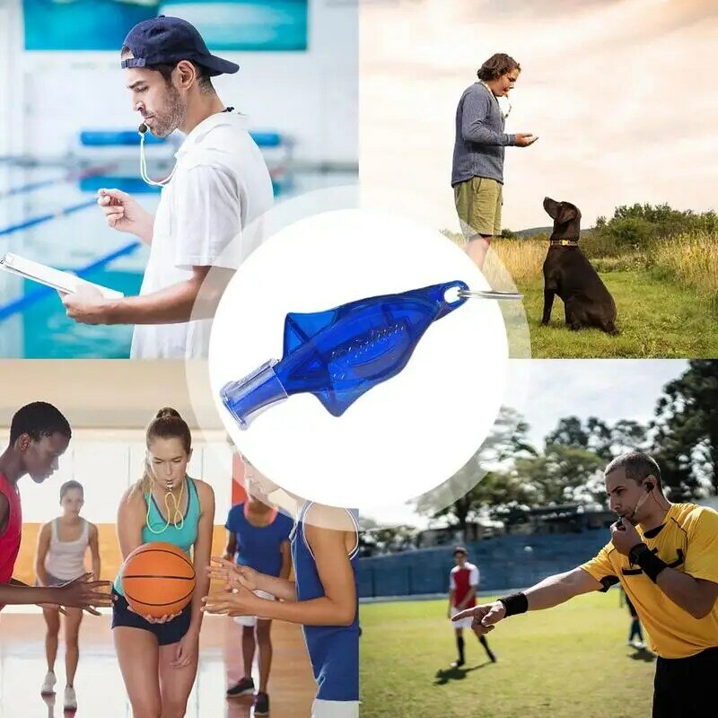Silbato de plástico para árbitro de entrenamiento deportivo, suministros de entrenamiento para fútbol, baloncesto, herramienta de supervivencia al aire libre