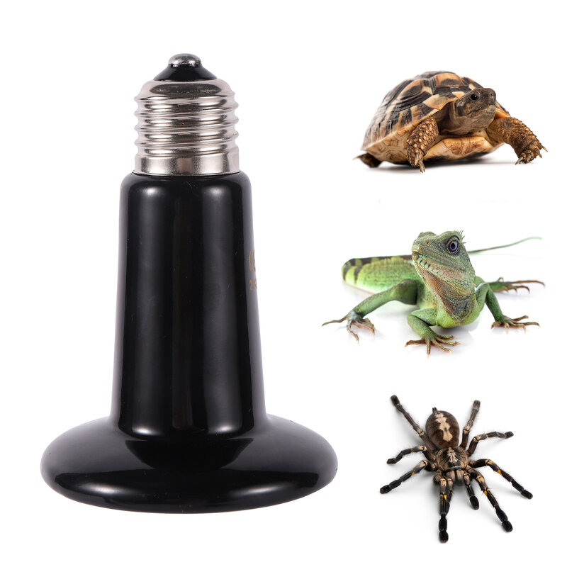 110V/220V лягушка лампочка рептилий обогреватель для животных зимой необходимые керамические лампы для амфибий / 25W50W75W100W150W200W