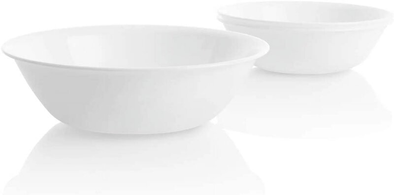 Corelle Winter Frost White 1-Quart Serving Bowl, Set of 3