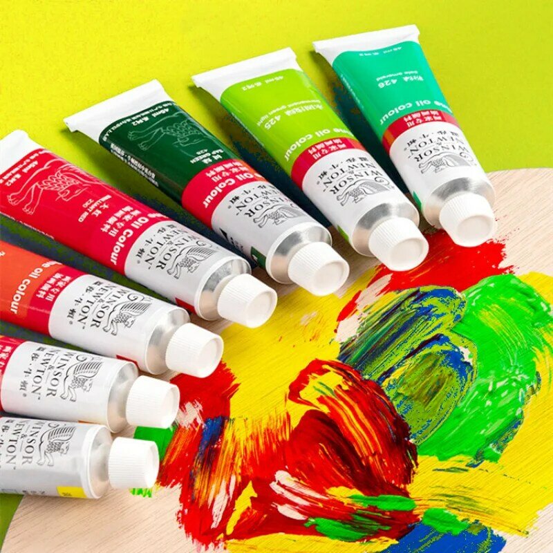 Winsor & Newton-pigmento de pintura al óleo de 45ml, tubo de gran capacidad, suministros de arte, color de aceite fino arcylic, suministros de Arte de secado rápido