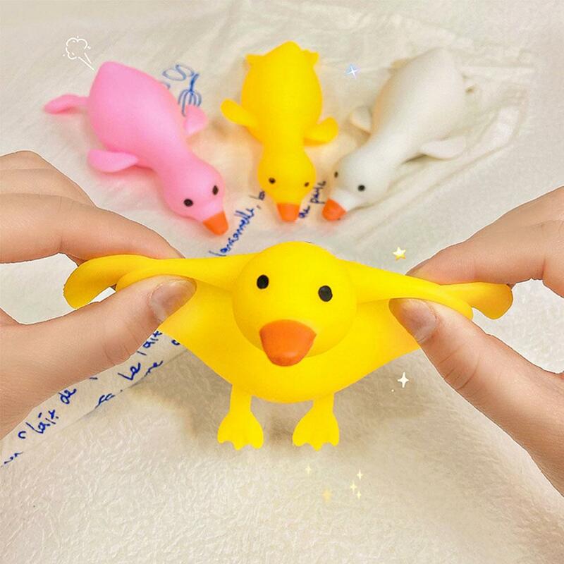 Cute Cartoon Duck Stress Relief Squeeze Brinquedos para Crianças e Adultos, Squish Toy, Animal Fidget, Stress Reliever, Presentes, N4M9