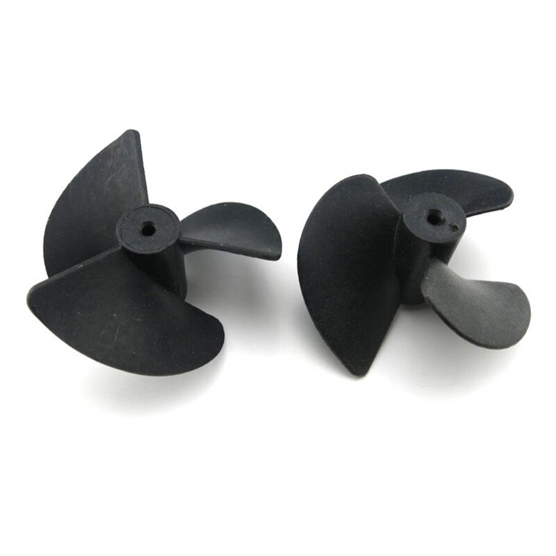 Light Weight Nylon Paddle 3-blades Propellers with 2mm Shaft for RC Model Boat Rotating Propeller Props