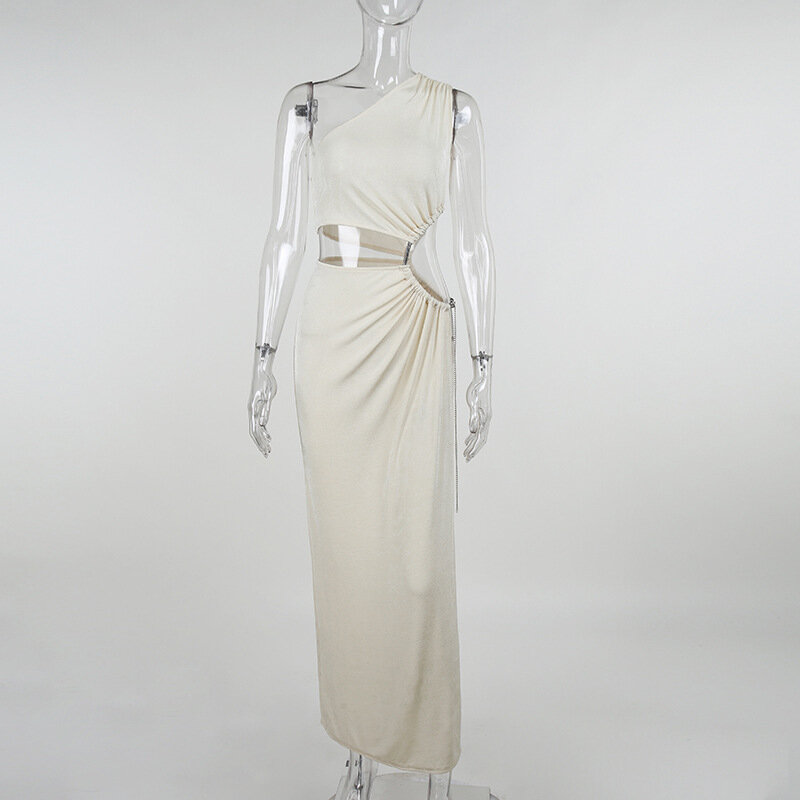 Женское платье с открытыми плечами, Летнее Длинное платье в европейском и американском стиле