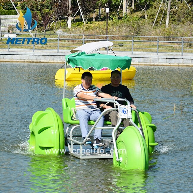 HEITRO-Water Bike para adultos, lazer aqua bicicleta, 3 rodas grandes, barcos a pedal, triciclo para venda