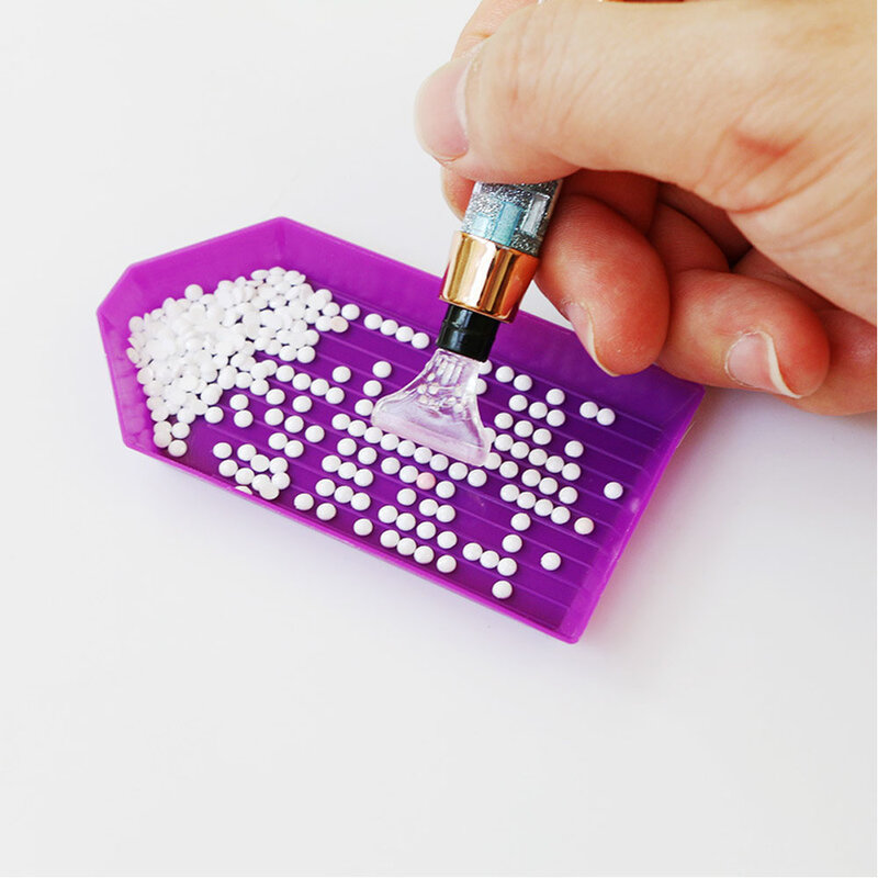 DIY verschiedene Stile Diamant Tablett Diamant Malerei Punkt Bohr schale Zubehör 5d Kreuz stich Stickerei allein Werkzeuge