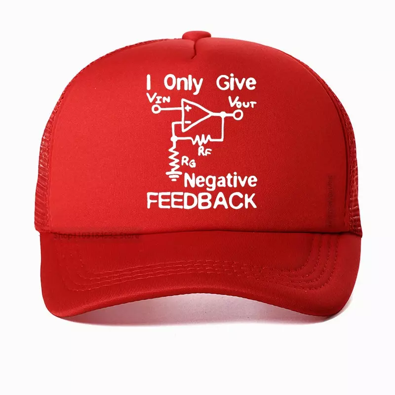 I Give Feedback negativo Computer Engineer sombrero divertido para hombres, gorra de béisbol de ingeniero impreso, sombreros de Golf de algodón de alta calidad, gorras de verano