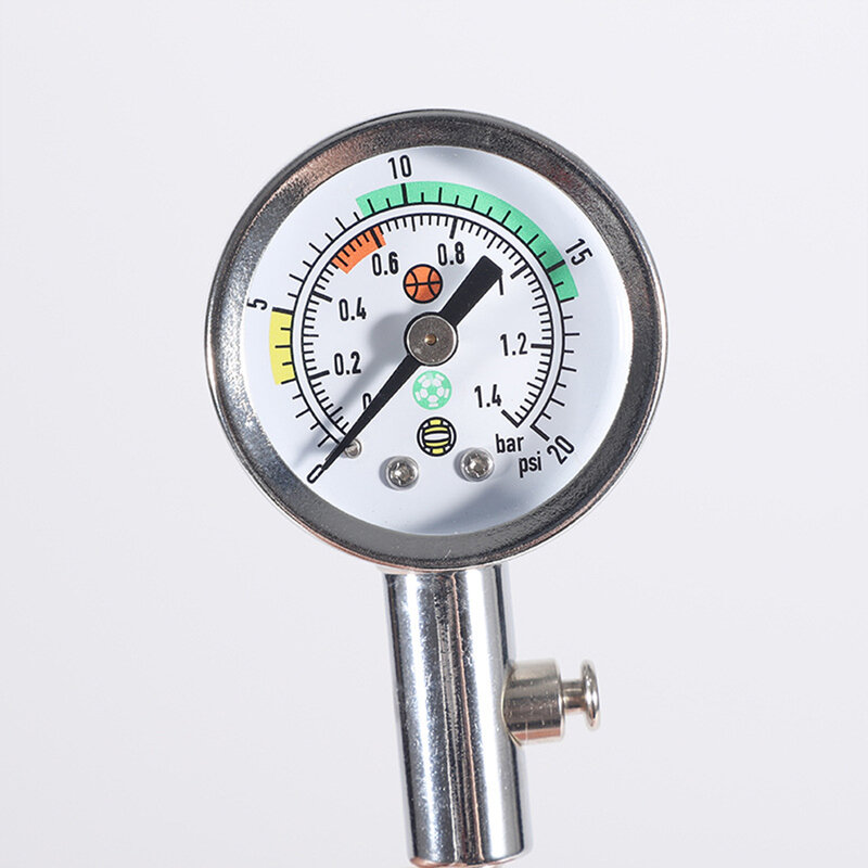 Medidor de pressão com display numérico para bola de futebol, pneu ferramenta de medição para futebol voleibol e basquete, barômetros para esporte