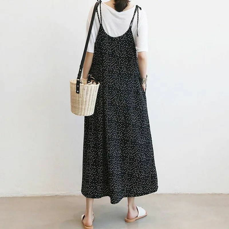 Conjuntos de moda Popular para mujer, ropa de lunares que combina con todo, estilo coreano, cintura alta, novedad