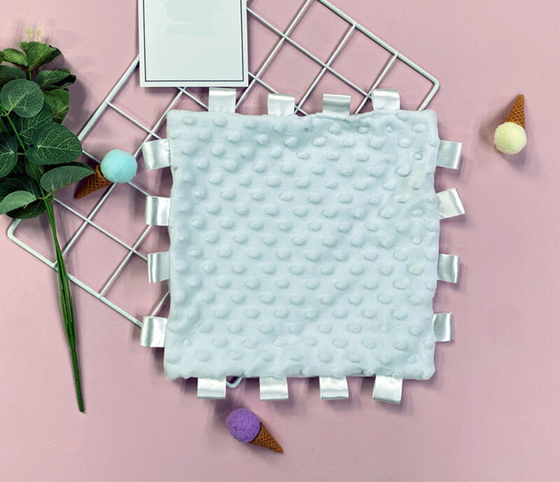 DHL50pcs Handkerchief Sublimation DIY White Blank Velvet Antifouling Baby Triangular Scarf