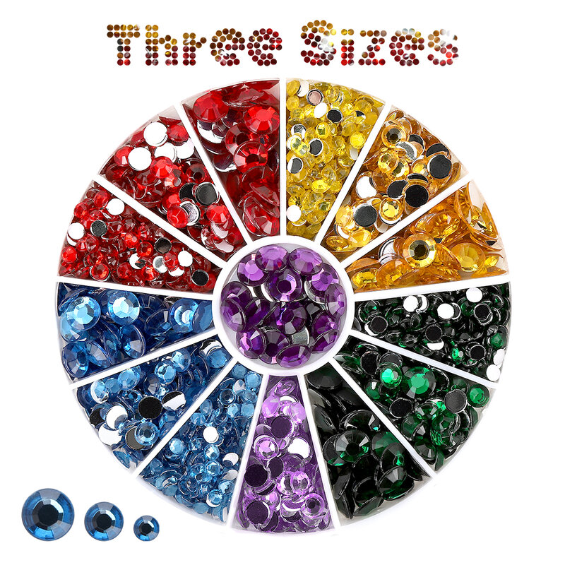 Diamond Painting Beads  21 Colors Round 5D Diamond Painting Accessories Crafts Diamonds are Divided Into Small, Medium and Large