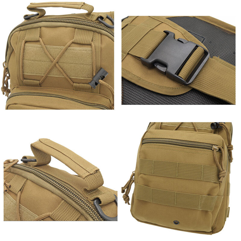 New Hiking Trekking Backpack Sports Climbing Shoulder Bag Tactical Camping Hunting Daypack Fishing Outdoor Military Shoulder Bag