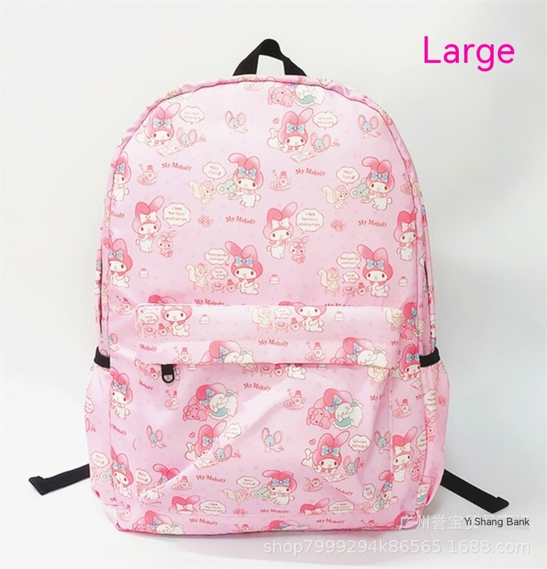 Sanurgente Cinnamoroll Cartable, My Melody, Kawaii Kuromi Student Bag, Hello Kitty Backpack, Parent-enfant, observateur Tarp