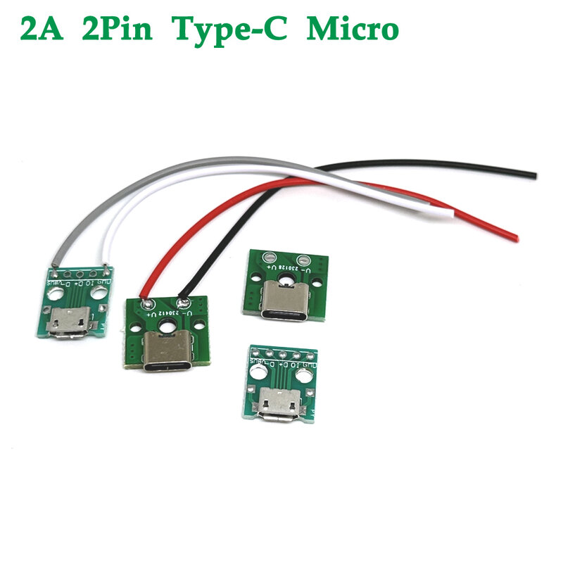 Złącze żeńskie 2A Micro gniazdo USB 3.1 typu C 5V gniazdo ładowania Jack gniazda rodzaj USB C z drut lutowniczy płytką mocującą śrubę PH2.0