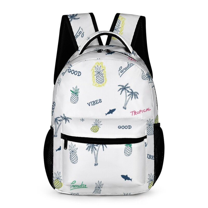 Customized Pattern Fruit Back Pack Large Capacity School Backpack for Girl Book-Holding Pencil Case Double Zipper Design