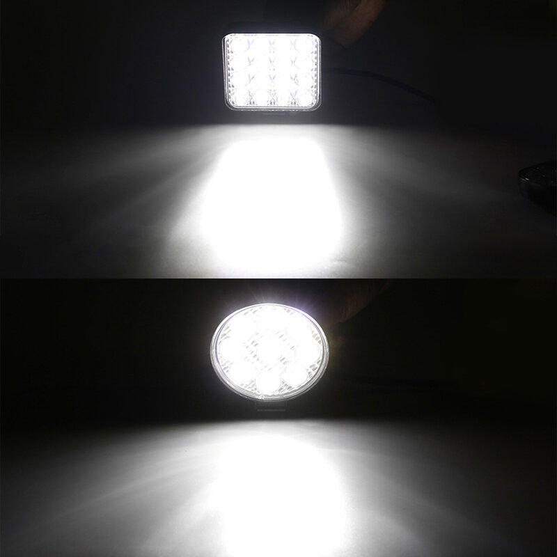 NLpearl 42 واط 48 واط مصباح عمل صغير LED 12 فولت 24 فولت LED ضوء بار قبالة الطريق الأضواء لشاحنة جيب 4X4 سيارة SUV ATV بارا LED المصابيح الأمامية