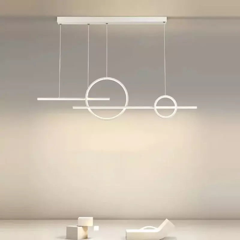 Modern Minimalista LED Pendant Light, Pendurado Lâmpada, Iluminação de lustre, Home Decor, Cozinha, Restaurante, Sala de jantar