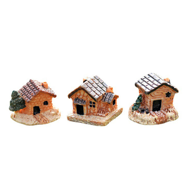 Random Resin Miniature Figurines, Decoração Do Jardim, Acessórios Ao Ar Livre, Casa, 1Pc