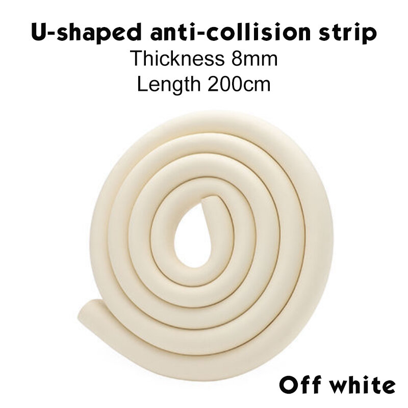 Qshare Baby Safety Table Desk Edge Guard Strip Home Cushion Guard Strip Safe Protection Children Bar Strip Soft Thicken BabyCare