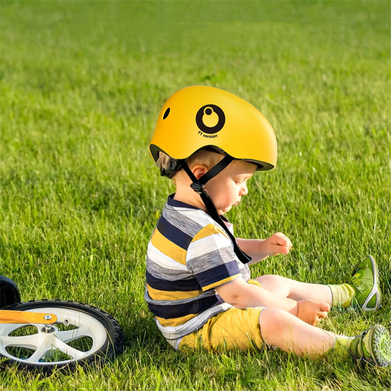 Casque de vélo pour enfants, genouillères et coudières, réglable, équipement de protection pour le Sport des enfants