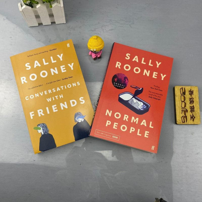 2 Books/set Sally Rooney Normal People / Conversations with Friends Life Novel Adult Bed Time Reading Books Fiction