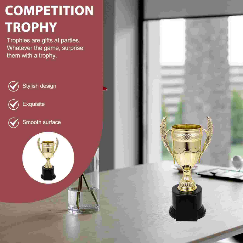 Sports Decor Cup Trophies Award Sports Decors Kids Winnercompetition Goldenand Party Gold Awards Children Cups Game Soccer