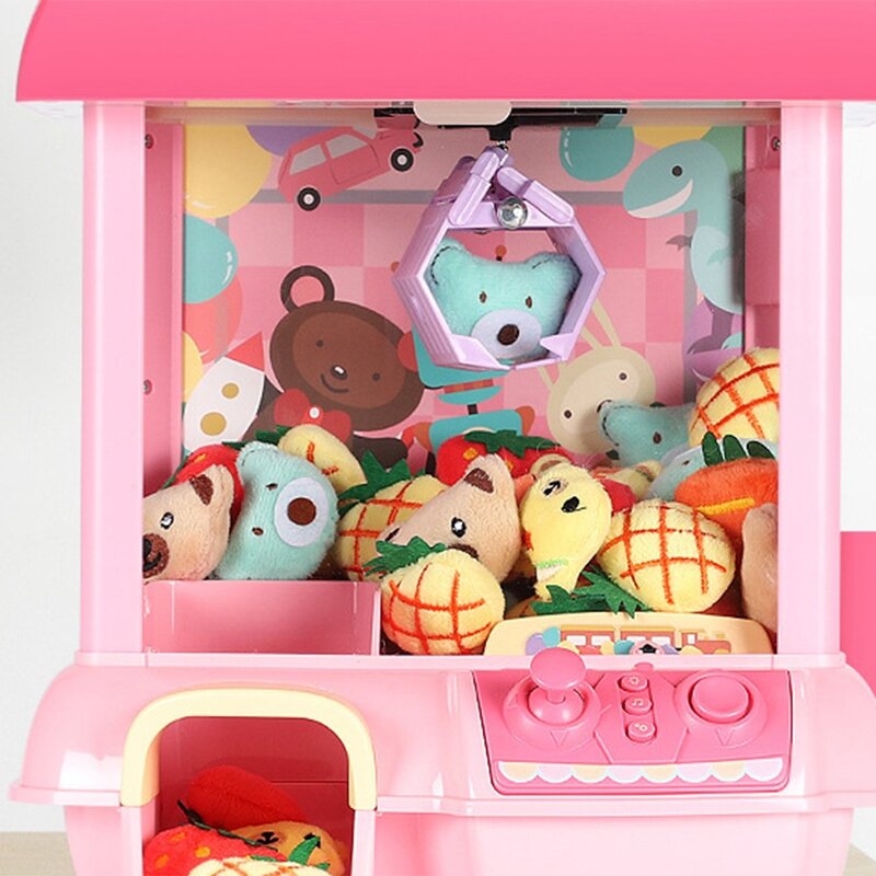 2023 Hot-Children's Assembly DIY Doll Machine Rechargeable Sound And Light Toy Plush Animal Capsule Child Birthday Gift