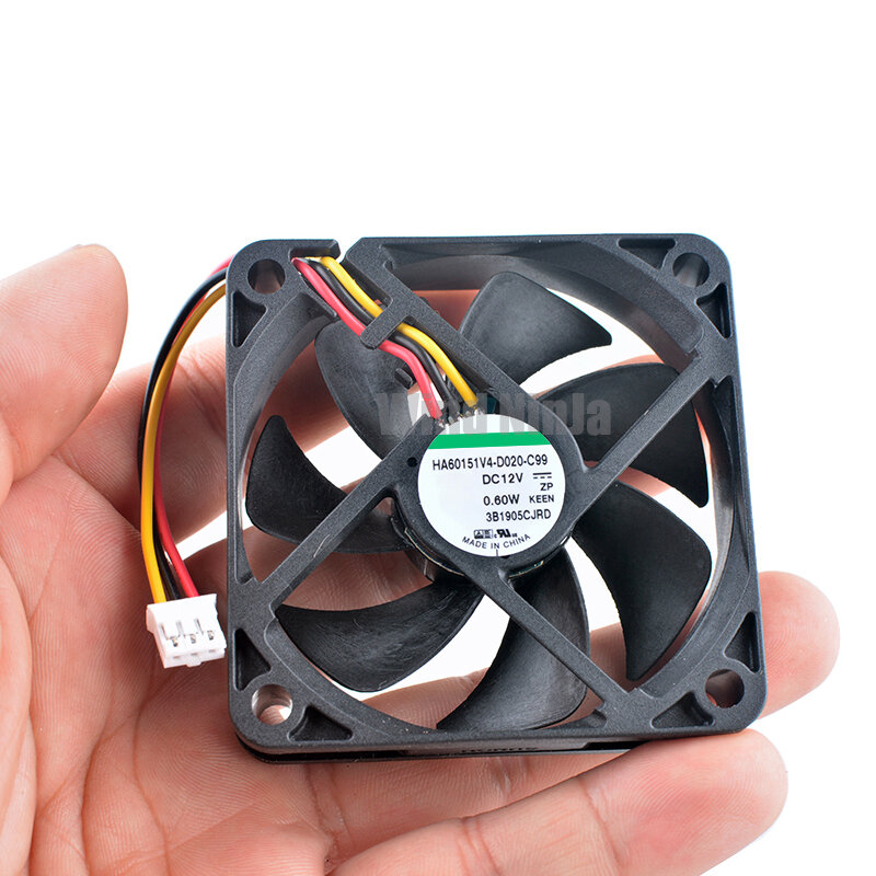 HA60151V4-D020-C99 6cm 60mm fan 60x60x15mm DC12V 0.60W quiet axial fan cooling fan for projector power supply