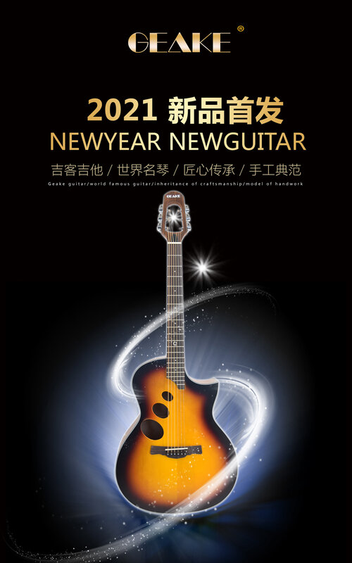 Chitarra elettrica acustica di alta qualità JD-10NC con un bell'aspetto