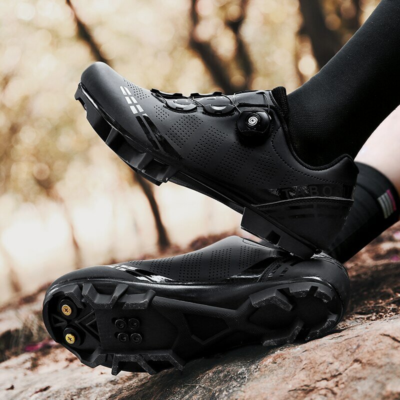 Cycling Sneaker MTB Men Sport Road Bike Boots Flat Racing Speed Sneakers Trail Mountain Bicycle Footwear Spd Pedal Cycling Shoes