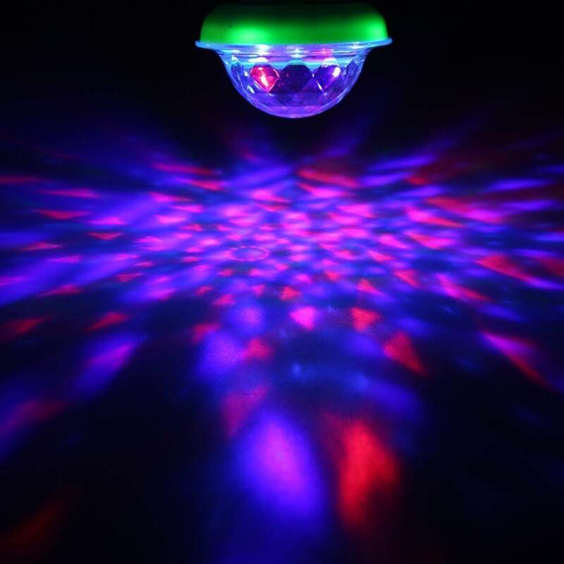 Luz LED RGB para escenario de discoteca, lámpara de comando de voz, bola mágica, USB, 5V de CC, para teléfono móvil, fiesta, decoración familiar