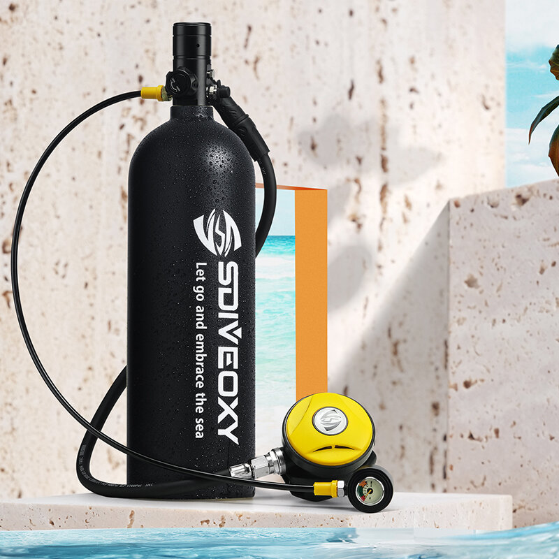 Sdiveyxy-アウトドアダイビングブリーザー、スキューバ、大人の水泳酸素シリンダー、レジャークリエーション、2l、新品