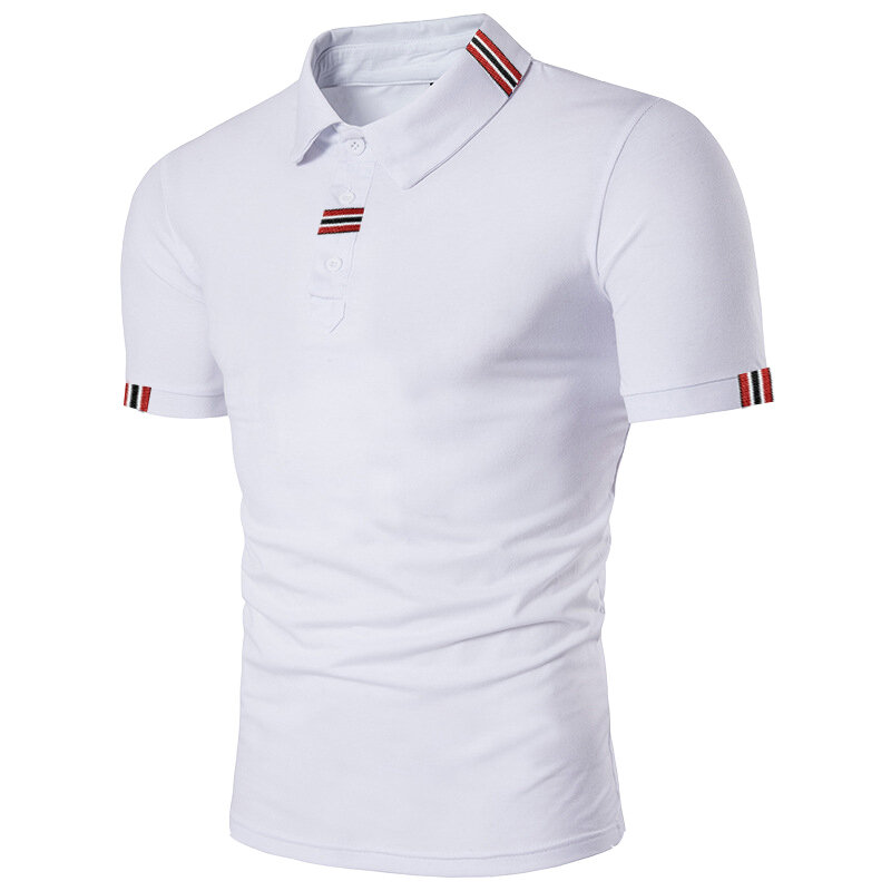Męska koszulka Polo marki hddhhh z krótkim rękawem nowa odzież letnie stylowe topy w stylu Streetwear