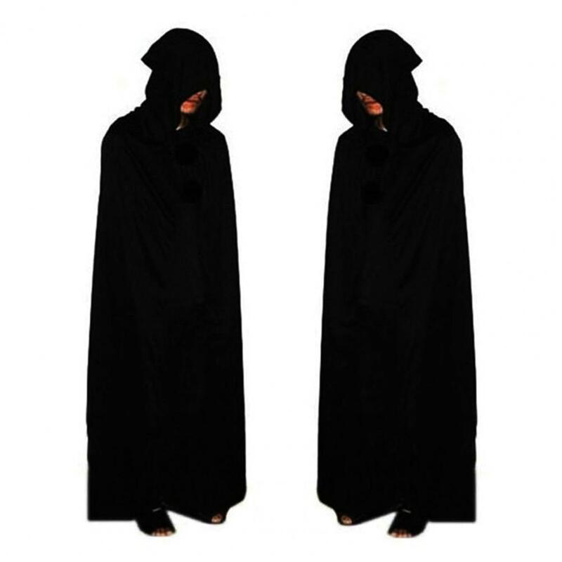 Halloween Cape Kids Adult Witch Vampires Cloak Cape Hooded Reversible Black Red Cloak Halloween Party Cosplay Costume Clothes