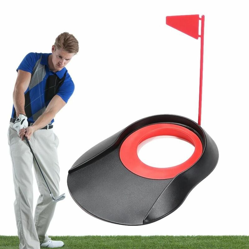 All-Direction Rubber Putting Cup Non-slip Rubber Putt Training Hole Wear Resistant Long Service Life Indoor Putting Cup Men