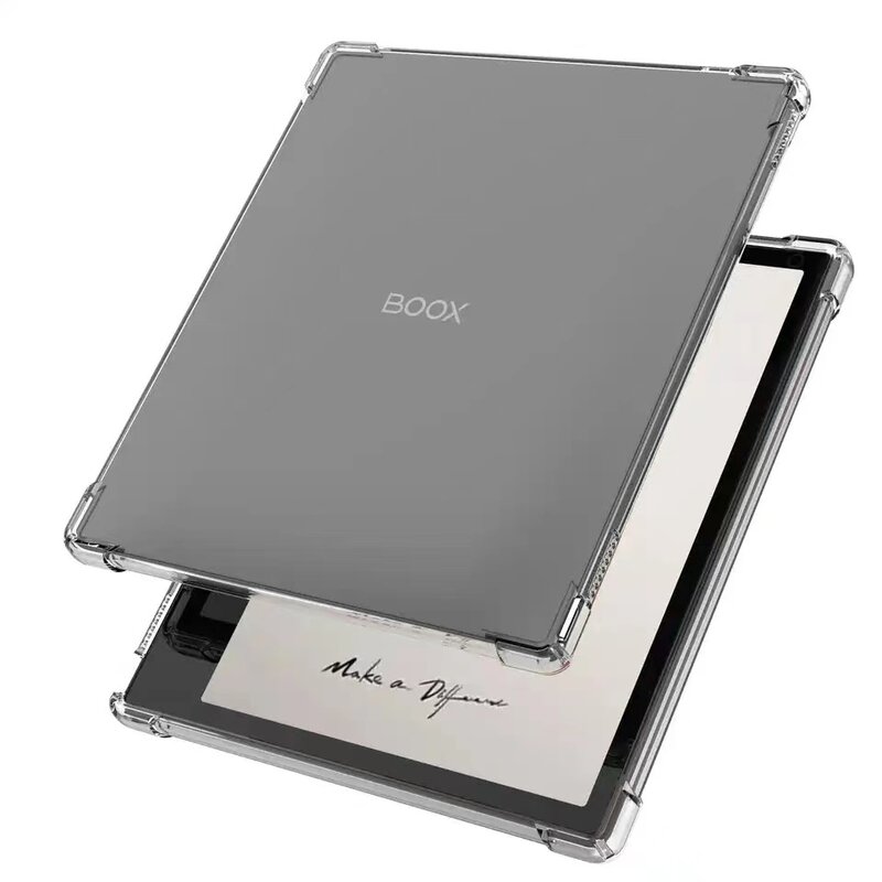 Onyx Boox Leaf 3 2023 7 인치 eBook 클리어 TPU 후면 커버 케이스, 충격 방지 에어백 4 개 포함, 2 PCs/1PCs/LOT
