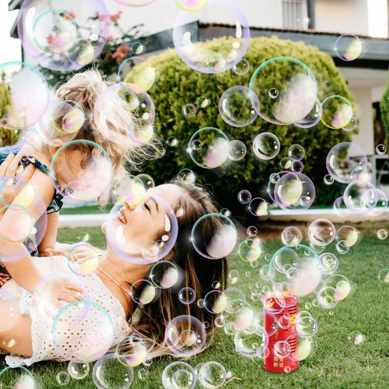 Colorido LED Light Firework Bubble Machine Outdoor Summer Automatic Bubble Blower Fun Game Activity Bubble Machine Toy For Kids