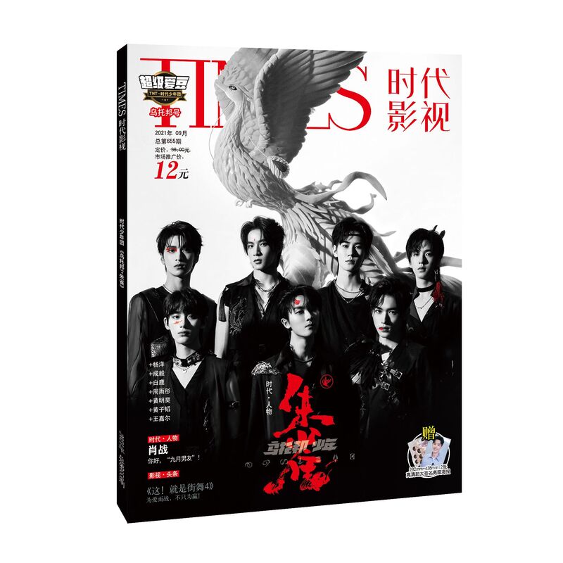 Times Film Magazine 2021 Xiao zhan ,Yang Zi + TNT Teens In Times Cover Painting Album Book Album fotografico Star Around