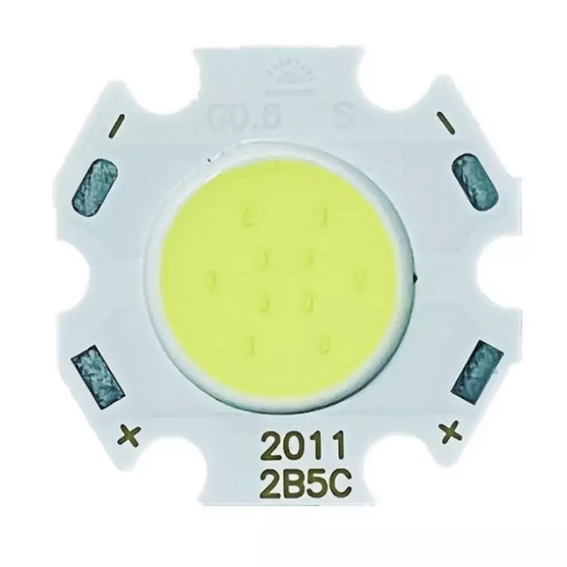 Uookzz-رقاقة مصدر ضوء LED فائقة القوة ، كشاف ضوئي ، أسفل ، أبيض ، مصابيح جانبية 11 من الجانبين ، 20 ، 3 واط ، 5 واط ، 7 واط ، 10 واط ، أبيض
