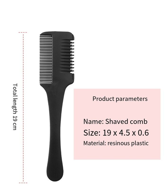 1PC Hair Cutting Comb Hair Brushes with Razor Blades Cutting Thinning Trimmin Hair Salon DIY Styling Tools Tagliacapelli 커트 빗