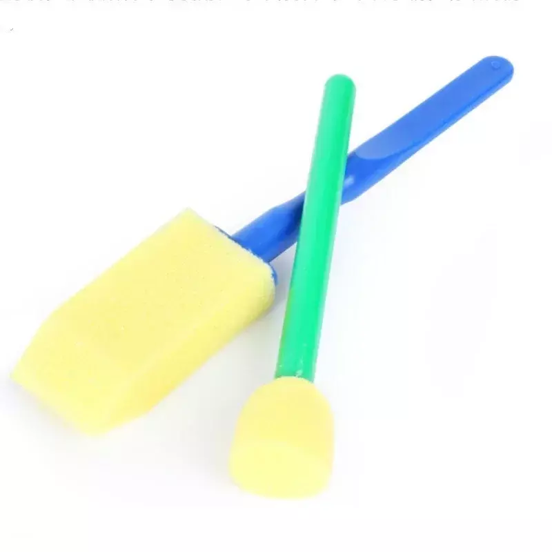 15pcs DIY Children Paint Sponge EVA Roller Painting Brushes Set School Stationary Children's Art Supplies Watercolor Brush