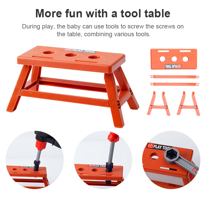 Simulation Repair Tools Kids Toolbox Toy Kit Pretend Engineer Educational Electric Drill Screwdriver Tool Toys for Boys Children