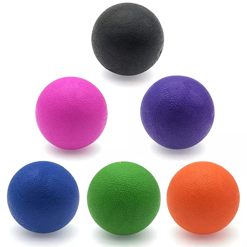 TPE Fascia Ball Lacrosse Muscle Relaxation Exercise Sports Fitness  Yoga Peanut Massage Ball Trigger Point Stress Pain Relief