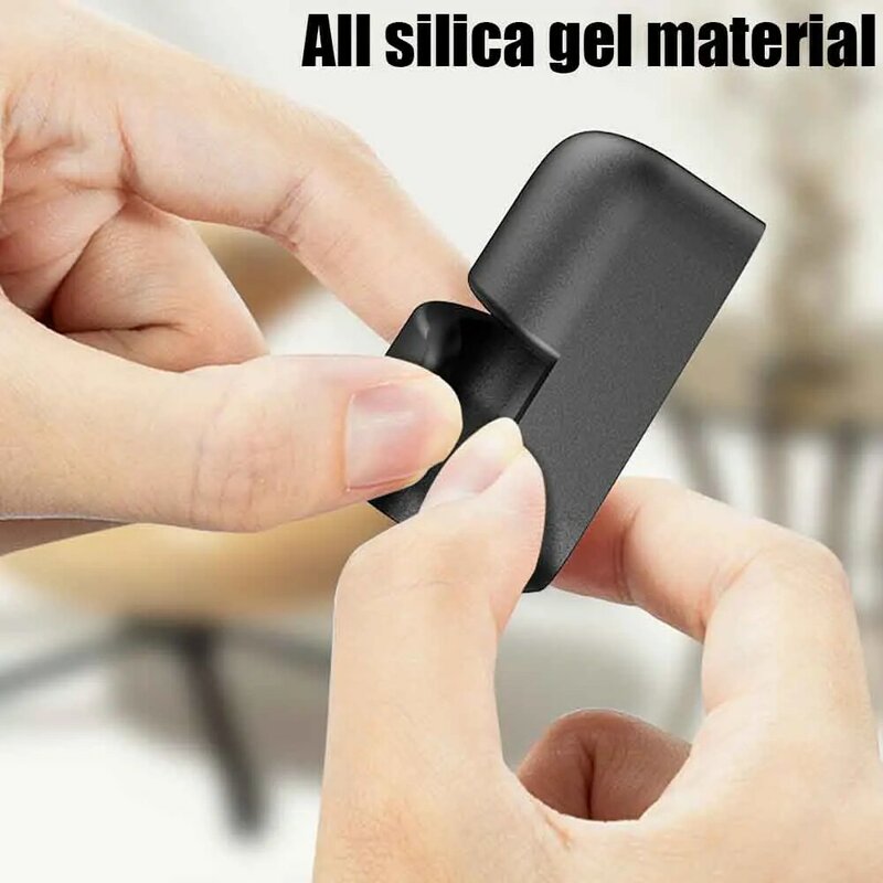 Auto-adesivo Silicone Sticky Cord Organizador Clipes, Gerenciamento de cabos, Carregamento USB, Cabo de alimentação, Suporte do fio, Braçadeira, 1 Pc, 8Pcs