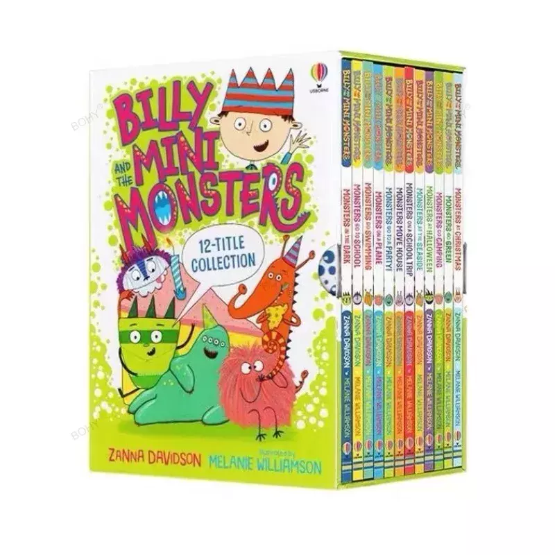14 книг Билли и мини-монстры Коллекция набор от Zanna Davidson Приключения юмористизм для детей и молодежи взрослых