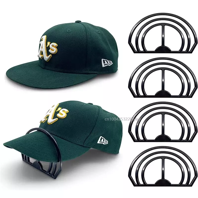 Gorra de béisbol dobladora de ala de sombrero, moldeador de sombrero No requiere vaporizador, diseño moldeador conveniente con doble opción, banda curva de sombrero perfecta