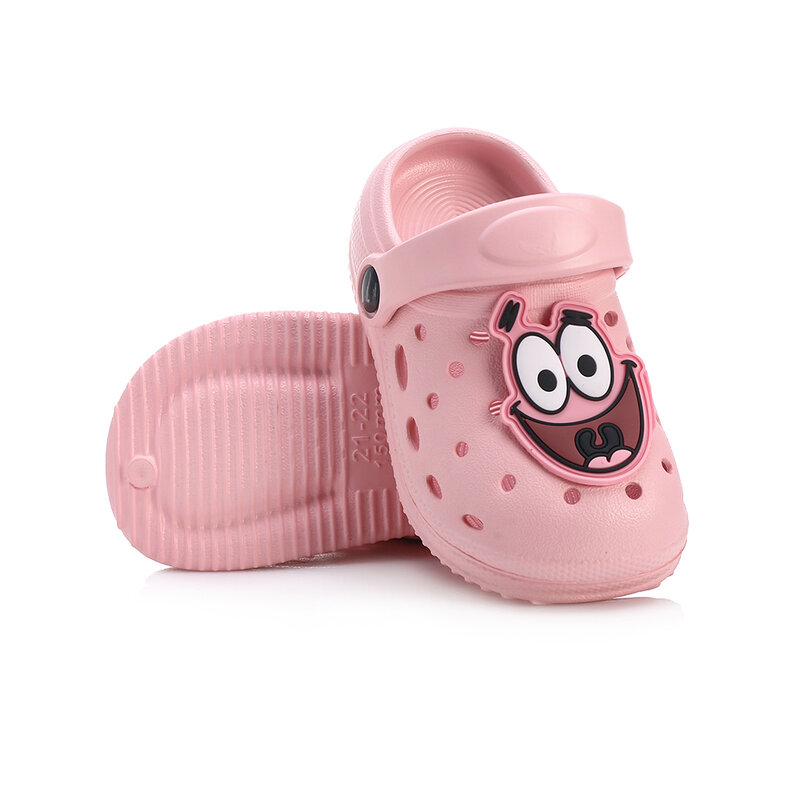 Summer Children's Slippers Hole No-Slip Girls Boy Indoor Soft Bottom Breathable Cute Cartoon Sandals Beach Shoes