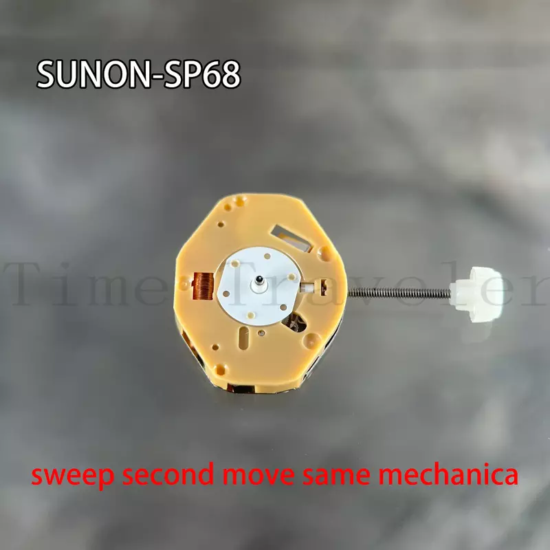 China Sunon Movimento Quartz Watch, segundo movimento, mesmo mecânico 3 mãos, SP68