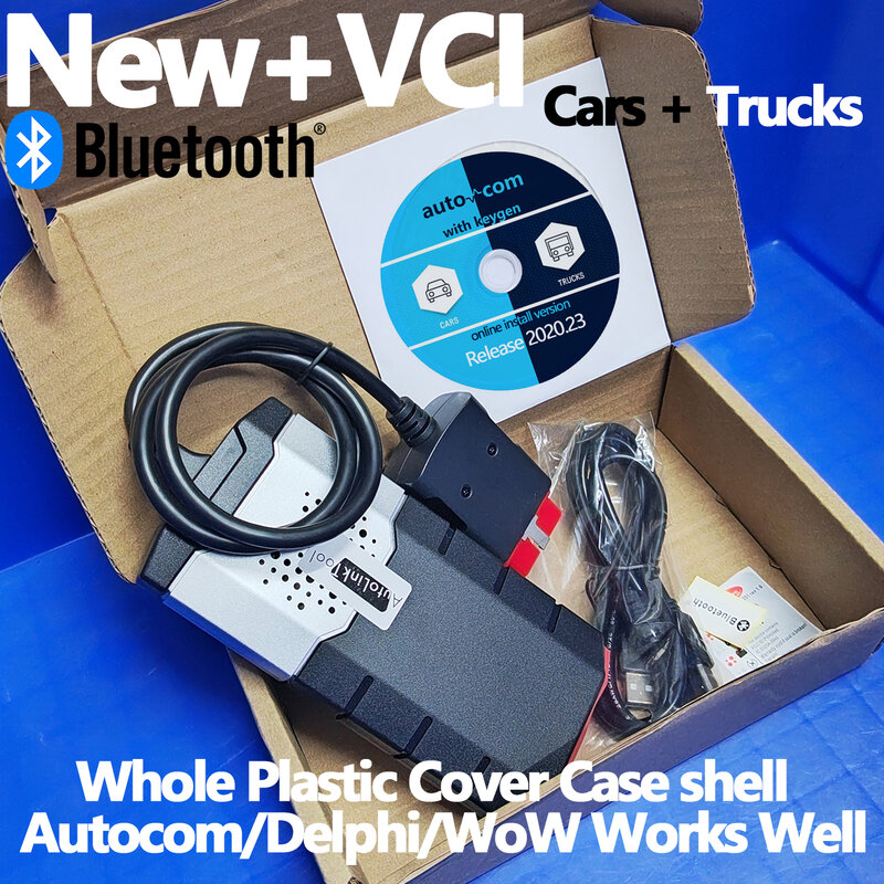 Doip Vci Ds Nieuwe Vci Single Board Green Pcb Bluetooth Multi-Led Online Diagnostische Functie Voor Ds Vd Tcs Auto 'S Zware Vrachtwagens