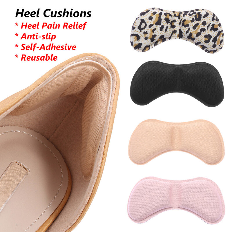 5 pairs marca nova etiqueta do salto adesivo de calcanhar engrossado meia jarda almofada não calcanhar sapato adesivo anti-desgaste pé adesivo calcanhar