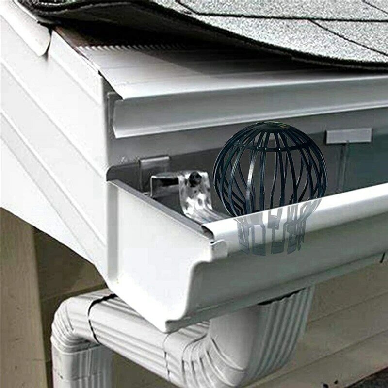 프로모션! 다운파이프 필터 플라스틱 지붕 거터 풍선 가드 필터, 대부분의 가정용 다운파이프 정원 보호 커버, 4 개